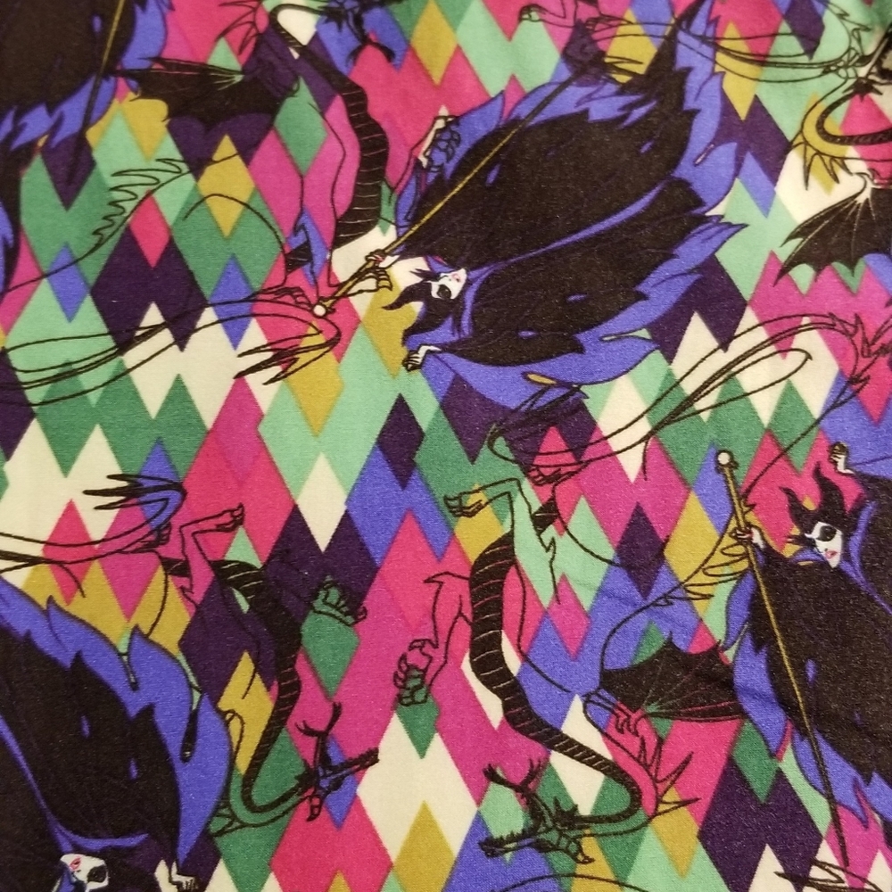 Lularoe Disney Maleficent TC2 Leggings
